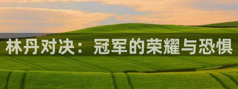 火凤直播足球免费观看：林丹对决：冠军的荣耀与恐惧